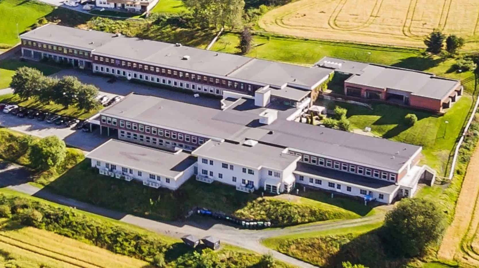 Dronebilde av beliggenheten til Betania Sparbu